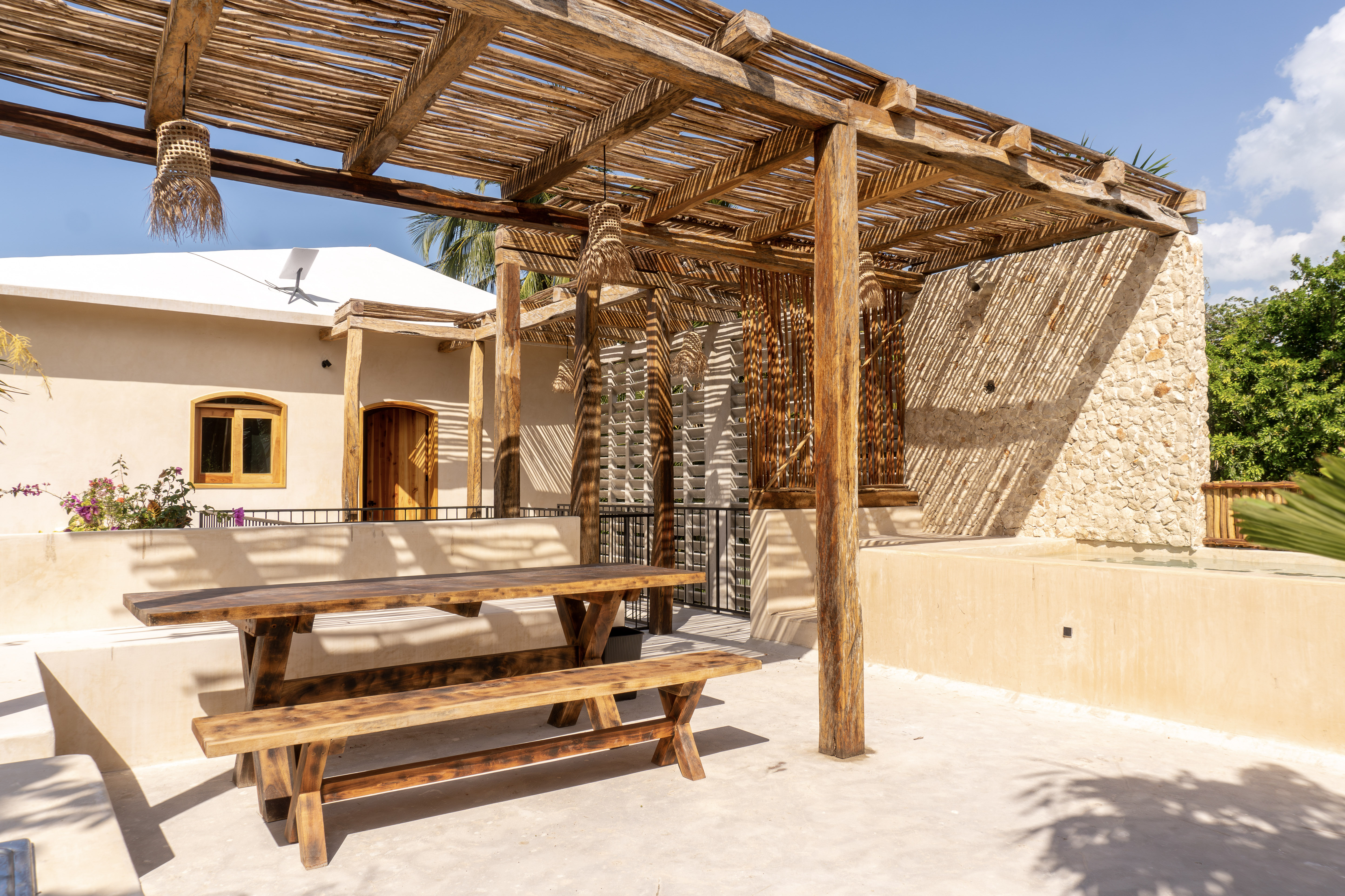 Restaurante frente al mar